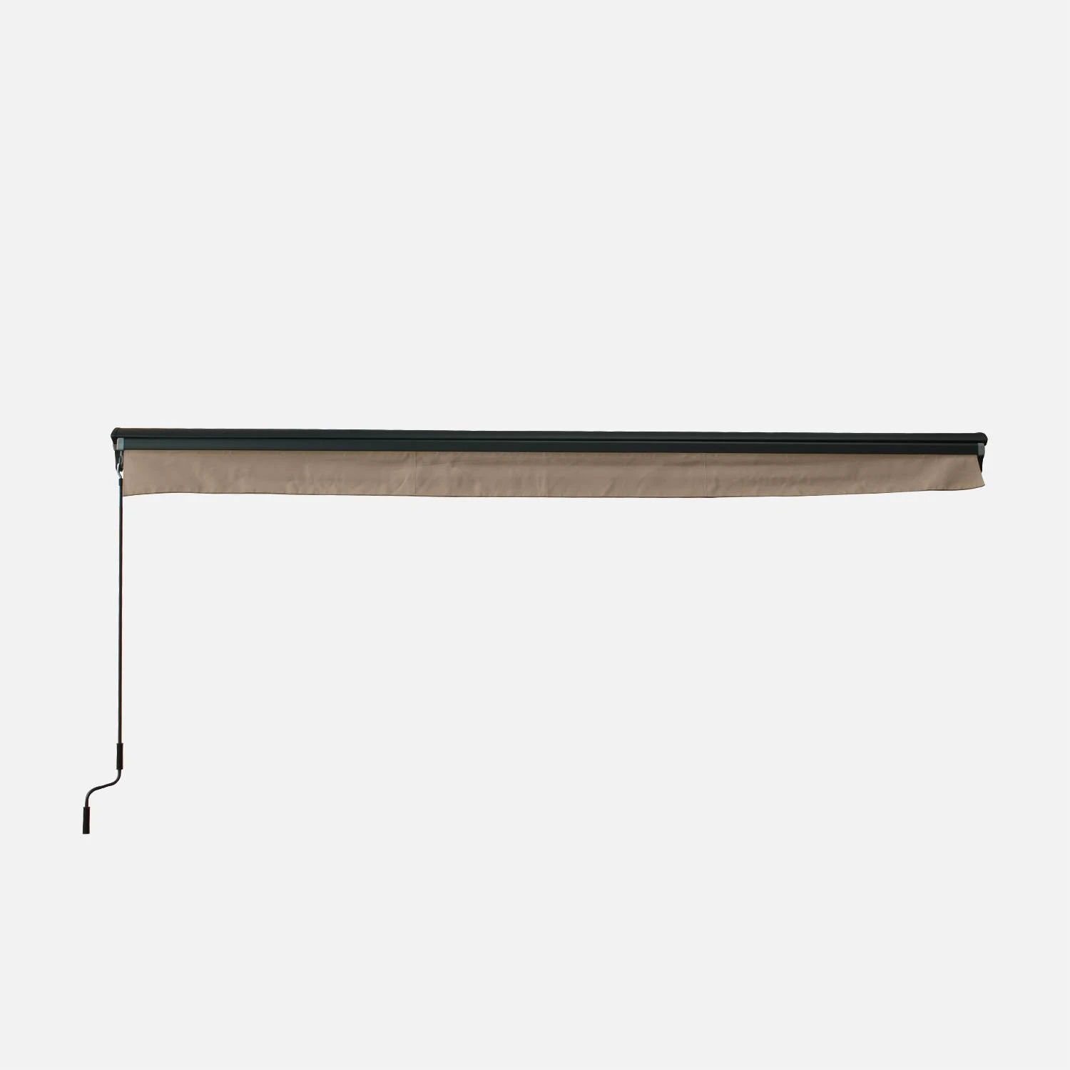 Store Banne Manuel 4x3m Couleur : Taupe 4 Store Banne Manuel 4x3m Couleur : Taupe – Image 2