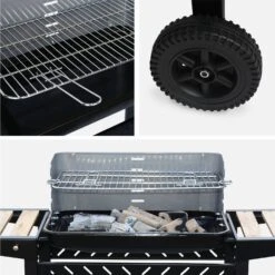 Barbecue Charbon 11 Barbecue Charbon -Sweeek BBQ808WD 04