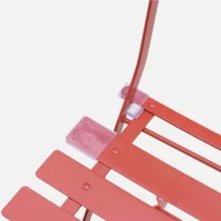 Table De Jardin Bistrot Pliable Métal, 2 Chaises Couleur : Terracotta 12 Table De Jardin Bistrot Pliable Métal, 2 Chaises Couleur : Terracotta -Sweeek BS70S2TER 04