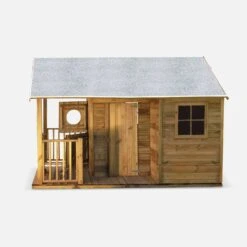 Cabane Enfant Bois FSC 4.5m² -Sweeek CWH47P 03