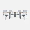 Chaise De Jardin Empilable Aluminium (lot De 4) 1 Chaise De Jardin Empilable Aluminium (lot De 4) -Sweeek ECXTSARMX4AT 01
