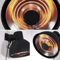 Parasol Chauffant Mural électrique 2000W 9 Parasol Chauffant Mural électrique 2000W -Sweeek EHW2000WACBK 04