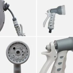 Dévidoir Mural Automatique Avec Tuyau D'arrosage, 30m -Sweeek EXWH30AR 03