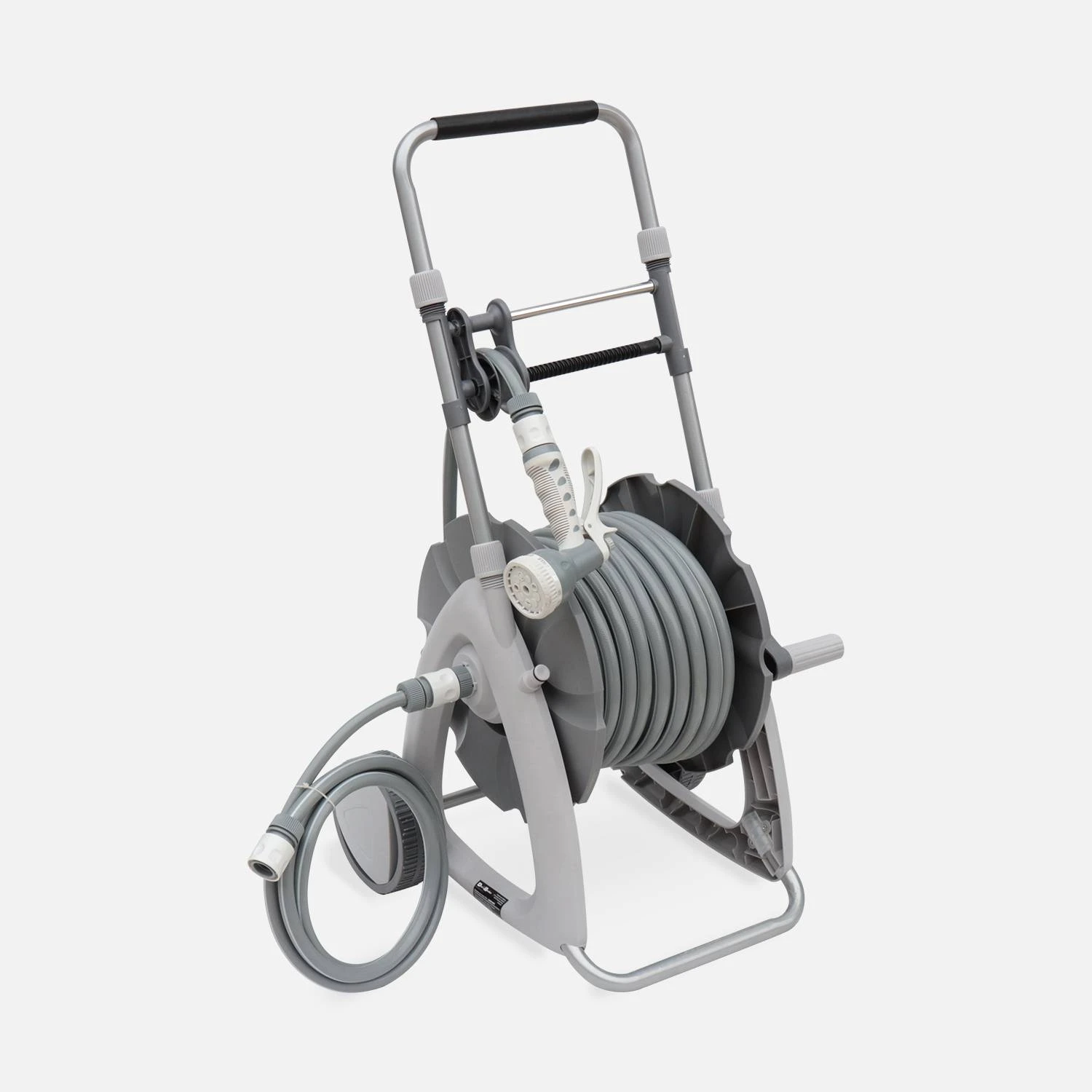 Dévidoir Sur Roues Avec Tuyau D'arrosage, 30m 3 Dévidoir Sur Roues Avec Tuyau D'arrosage, 30m