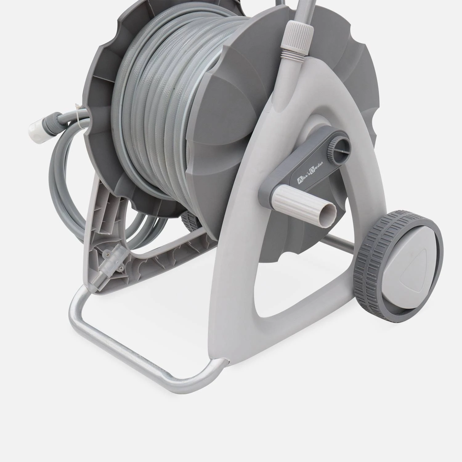 Dévidoir Sur Roues Avec Tuyau D'arrosage, 30m 4 Dévidoir Sur Roues Avec Tuyau D'arrosage, 30m – Image 2