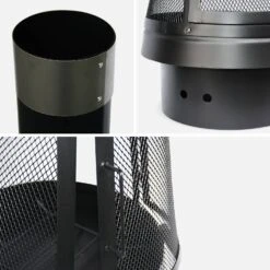 Brasero Cheminée D'extérieur -Sweeek FPLF107BK 04