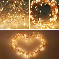 Guirlande LED Solaire Intérieure/extérieur, Fil De Cuivre 7 Guirlande LED Solaire Intérieure/extérieur, Fil De Cuivre -Sweeek GARSOLIO400YEL 03