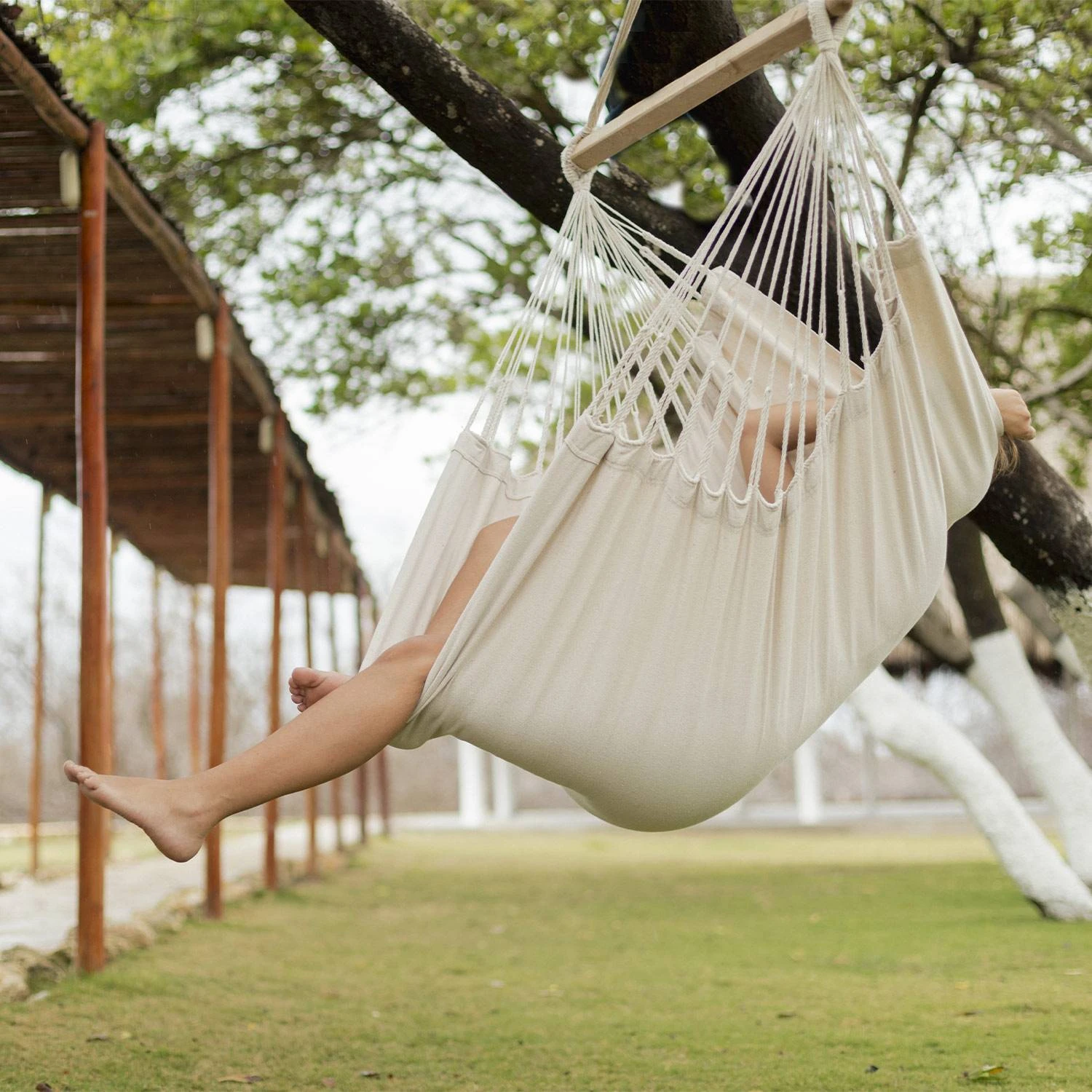 Chaise Hamac Polycoton 115 X 160 Cm 7 Chaise Hamac Polycoton 115 X 160 Cm – Image 5