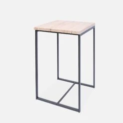 Set Table Haute Avec 2 Tabourets De Bar Couleur : Noir 11 Set Table Haute Avec 2 Tabourets De Bar Couleur : Noir -Sweeek IDS60R2 02