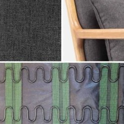 Rocking Chair Scandinave Bois Et Tissu Couleur : Gris Foncé 13 Rocking Chair Scandinave Bois Et Tissu Couleur : Gris Foncé -Sweeek IRACSCADKGY 042Cjpg