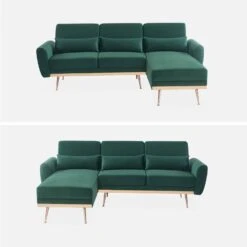 Canapé D'angle Convertible Réversible 3 Places 12 Canapé D'angle Convertible Réversible 3 Places -Sweeek ISOFABEDCVVDG 02