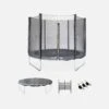 Trampoline 250 Cm Avec Pack D'accessoires Couleur : Gris 1 Trampoline 250 Cm Avec Pack D'accessoires Couleur : Gris -Sweeek KIT250LCGREY 00