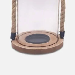 Lanterne En Verre, Anse En Corde Intérieur/extérieur (lot De 2) 10 Lanterne En Verre, Anse En Corde Intérieur/extérieur (lot De 2) -Sweeek LANT19ROPEX2 03