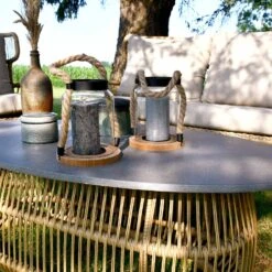 Lanterne En Verre, Anse En Corde Intérieur/extérieur (lot De 2) 13 Lanterne En Verre, Anse En Corde Intérieur/extérieur (lot De 2) -Sweeek LANT19ROPEX2 06