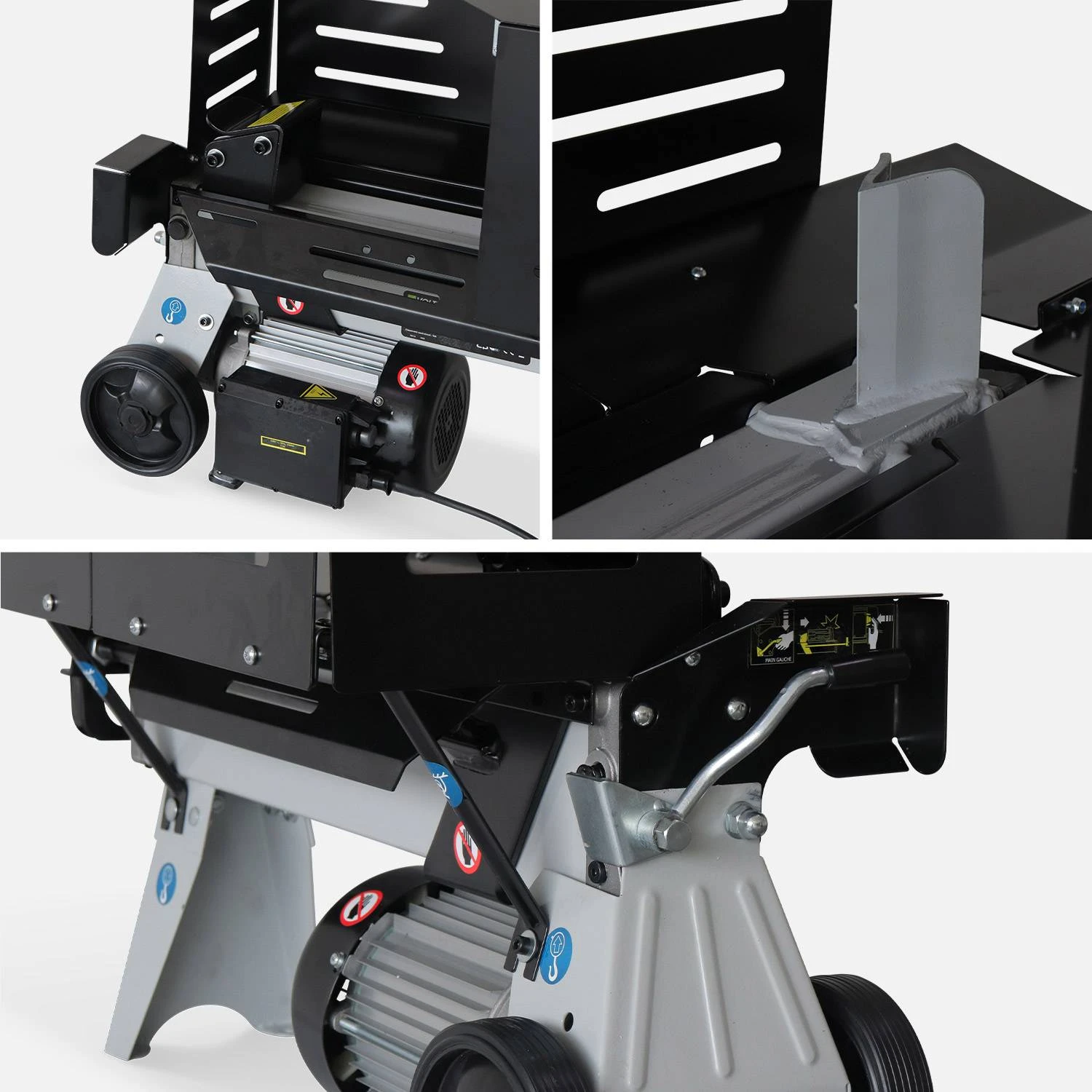 Fendeur De Bûches Horizontal électrique 37cm 1500W 5 Fendeur De Bûches Horizontal électrique 37cm 1500W – Image 3