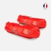 Luge 2 Places Avec Freins Et Ficelle (lot De 2) Couleur : Rouge 2 Luge 2 Places Avec Freins Et Ficelle (lot De 2) Couleur : Rouge -Sweeek LUGE2PLREDX2 01