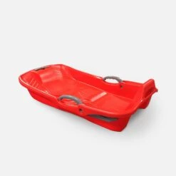 Luge 2 Places Avec Freins Et Ficelle (lot De 2) Couleur : Rouge -Sweeek LUGE2PLREDX2 03
