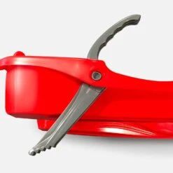 Luge 2 Places Avec Freins Et Ficelle Couleur : Rouge -Sweeek LUGE2PLRED 03