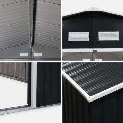 Abri De Jardin Métal 10,85m² 9 Abri De Jardin Métal 10,85m² -Sweeek MS1085GY 04