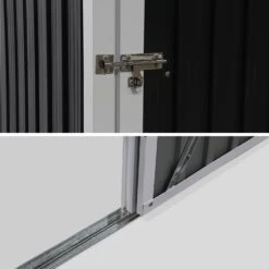 Abri De Jardin Métal 1,36m² 10 Abri De Jardin Métal 1,36m² -Sweeek MS127GY 04