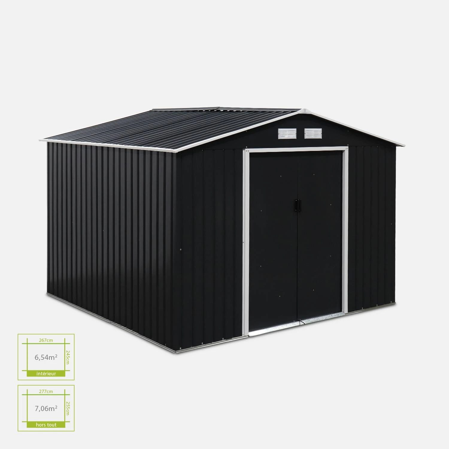 Abri De Jardin Métal 7,06m² 4 Abri De Jardin Métal 7,06m² – Image 2