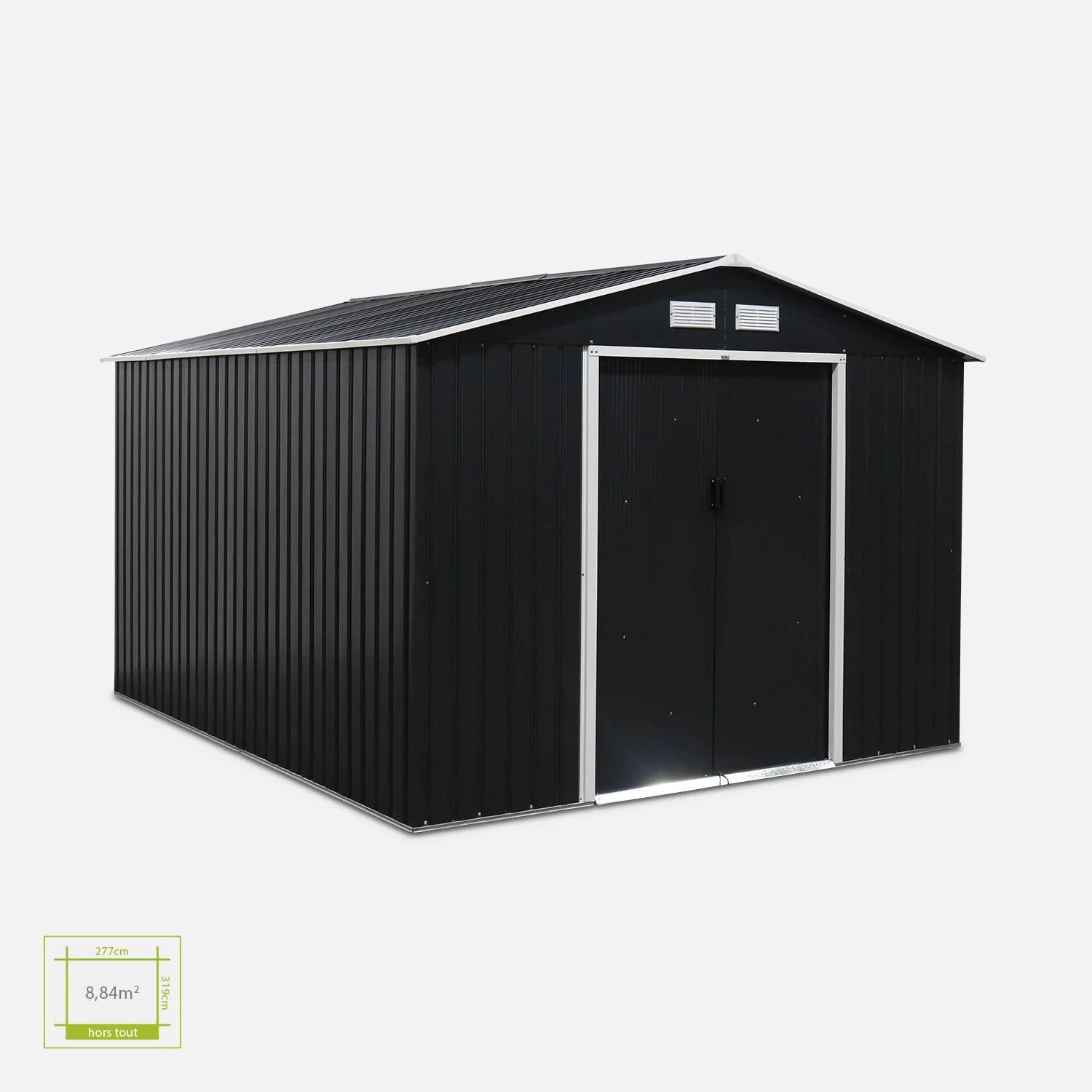 Abri De Jardin Métal 8,95m² 4 Abri De Jardin Métal 8,95m² – Image 2