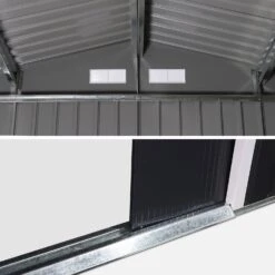 Abri De Jardin Métal 8,95m² 10 Abri De Jardin Métal 8,95m² -Sweeek MS884GY 04