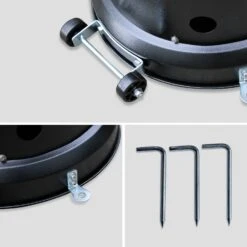 Parasol Chauffant Gaz 12,5kW Avec Housse De Protection Couleur : Noir 13 Parasol Chauffant Gaz 12,5kW Avec Housse De Protection Couleur : Noir -Sweeek PC1204HCBK 06