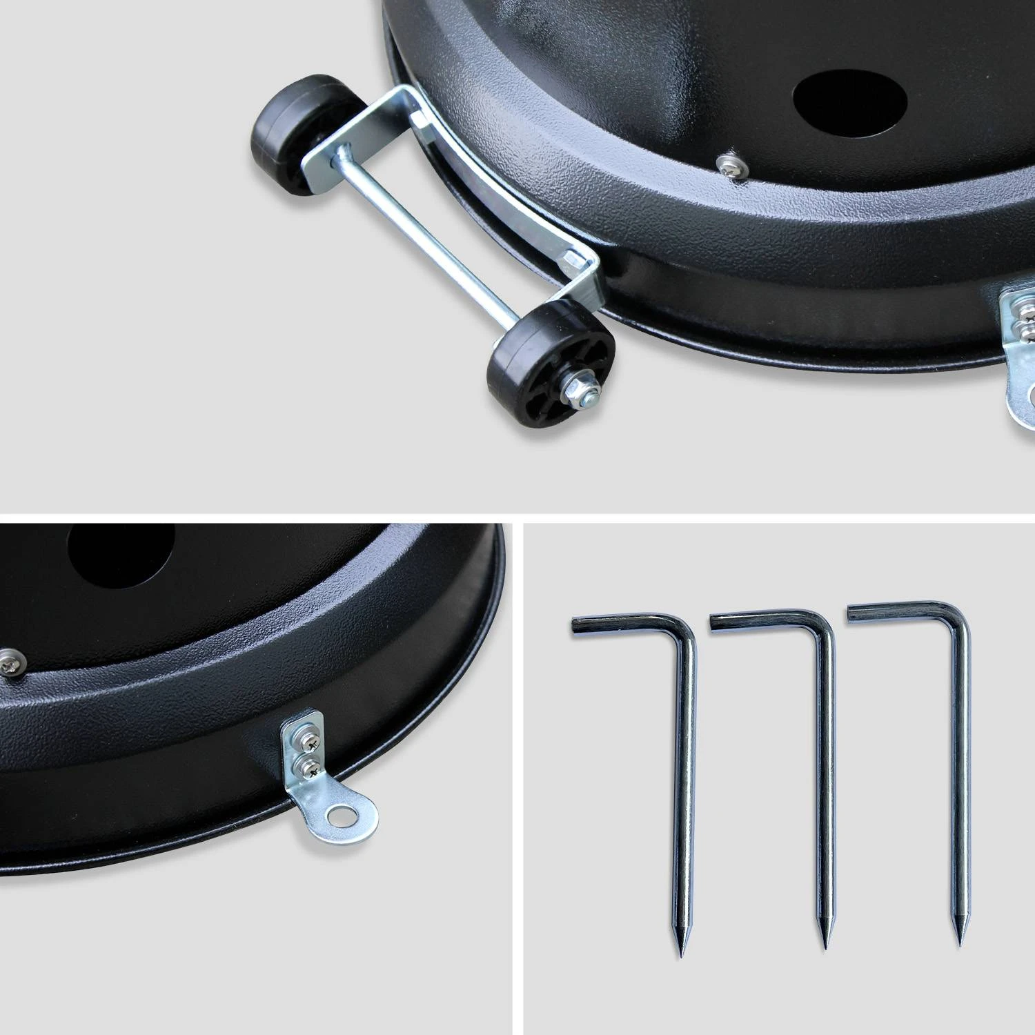 Parasol Chauffant Gaz 12,5kW Avec Housse De Protection Couleur : Noir 8 Parasol Chauffant Gaz 12,5kW Avec Housse De Protection Couleur : Noir – Image 6