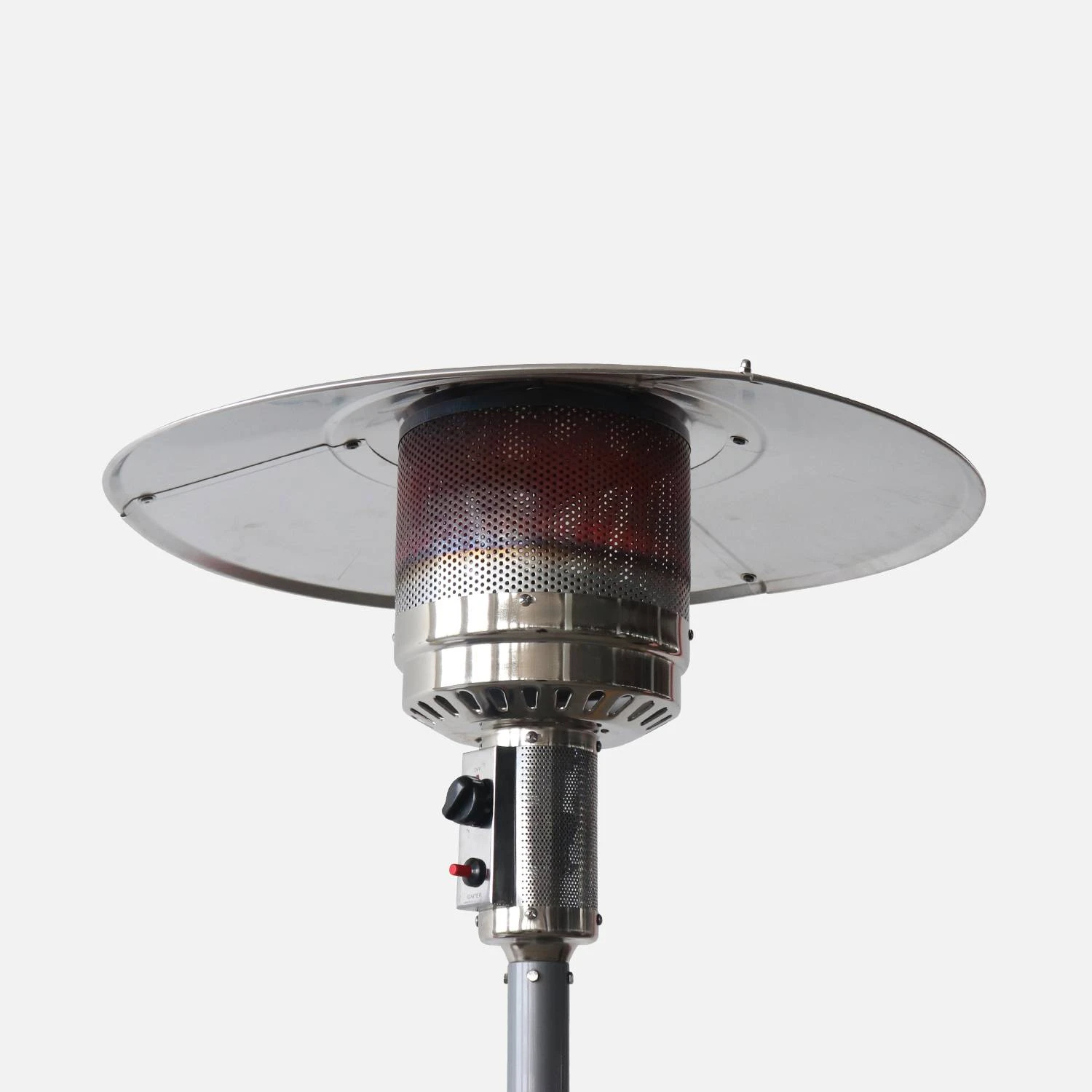 Parasol Chauffant Gaz 13kW Couleur : Gris 7 Parasol Chauffant Gaz 13kW Couleur : Gris – Image 5