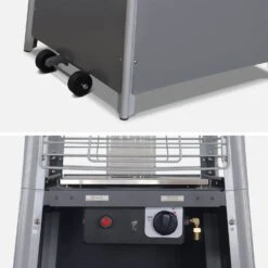 Parasol Chauffant Gaz 10.5KW Avec Housse De Protection -Sweeek PCKD7001PSGHC 03