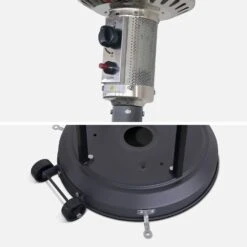 Parasol Chauffant Gaz 13kW Avec Housse De Protection 9 Parasol Chauffant Gaz 13kW Avec Housse De Protection -Sweeek PCKD7002CGYHC 03