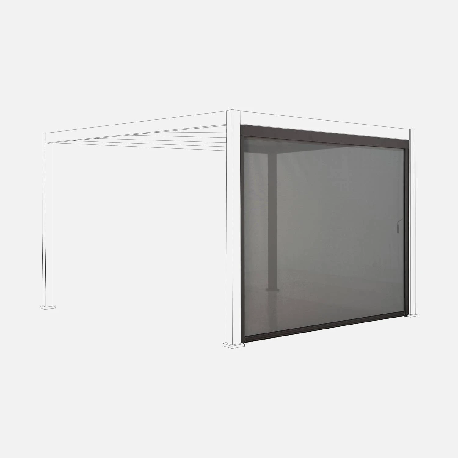 Store Latéral 4m Pour Pergola Bioclimatique Triomphe 3x4m 3 Store Latéral 4m Pour Pergola Bioclimatique Triomphe 3x4m