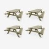 Table Picnic En Bois 6 Places 180cm (lot De 4) 1 Table Picnic En Bois 6 Places 180cm (lot De 4) -Sweeek PNW177R6X4 01