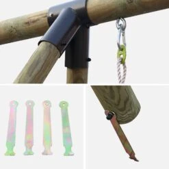 Aire De Jeux Balançoires, échelle En Corde 11 Aire De Jeux Balançoires, échelle En Corde -Sweeek PSWPLAD 05