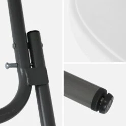 Table Mange Debout Pliable Avec Housse De Protection (lot De 2) Couleur : Noir 11 Table Mange Debout Pliable Avec Housse De Protection (lot De 2) Couleur : Noir -Sweeek RECPL80X2BKCOV 03