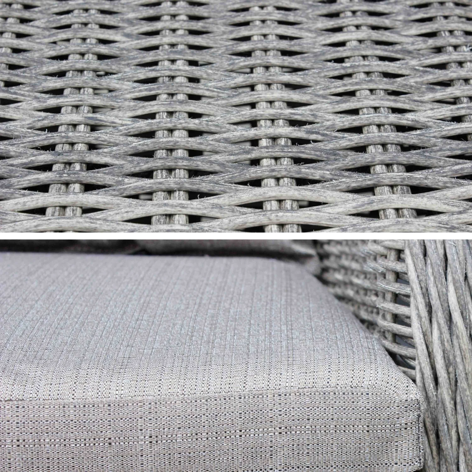 Table De Jardin Résine Arrondis , 6 Fauteuils 6 Table De Jardin Résine Arrondis , 6 Fauteuils – Image 4