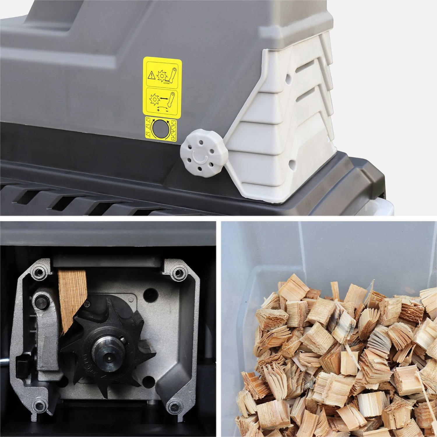 Broyeur De Branches Et Végétaux électrique 2800W 6 Broyeur De Branches Et Végétaux électrique 2800W – Image 4