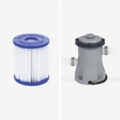 Piscine Gonflable Autoportée Ronde Avec Filtre Et Cartouche ∅3,6m 7 Piscine Gonflable Autoportée Ronde Avec Filtre Et Cartouche ∅3,6m -Sweeek SPBW370BLU 02