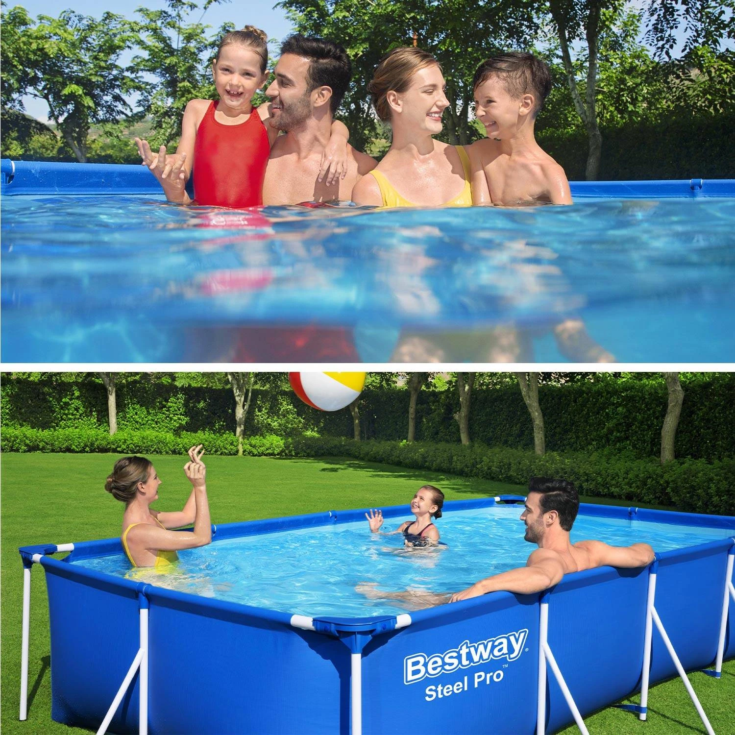 Piscine Hors Sol Tubulaire Rectangulaire Avec Filtre Et Pompe 4 Piscine Hors Sol Tubulaire Rectangulaire Avec Filtre Et Pompe – Image 2