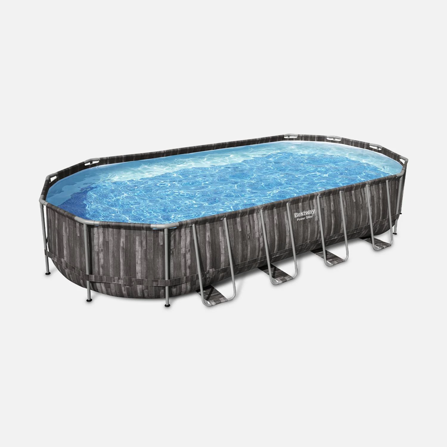 Piscine Hors Sol Tubulaire Géante Avec Pompe, échelle, Bâche Et Diffuseur 4 Piscine Hors Sol Tubulaire Géante Avec Pompe, échelle, Bâche Et Diffuseur – Image 2