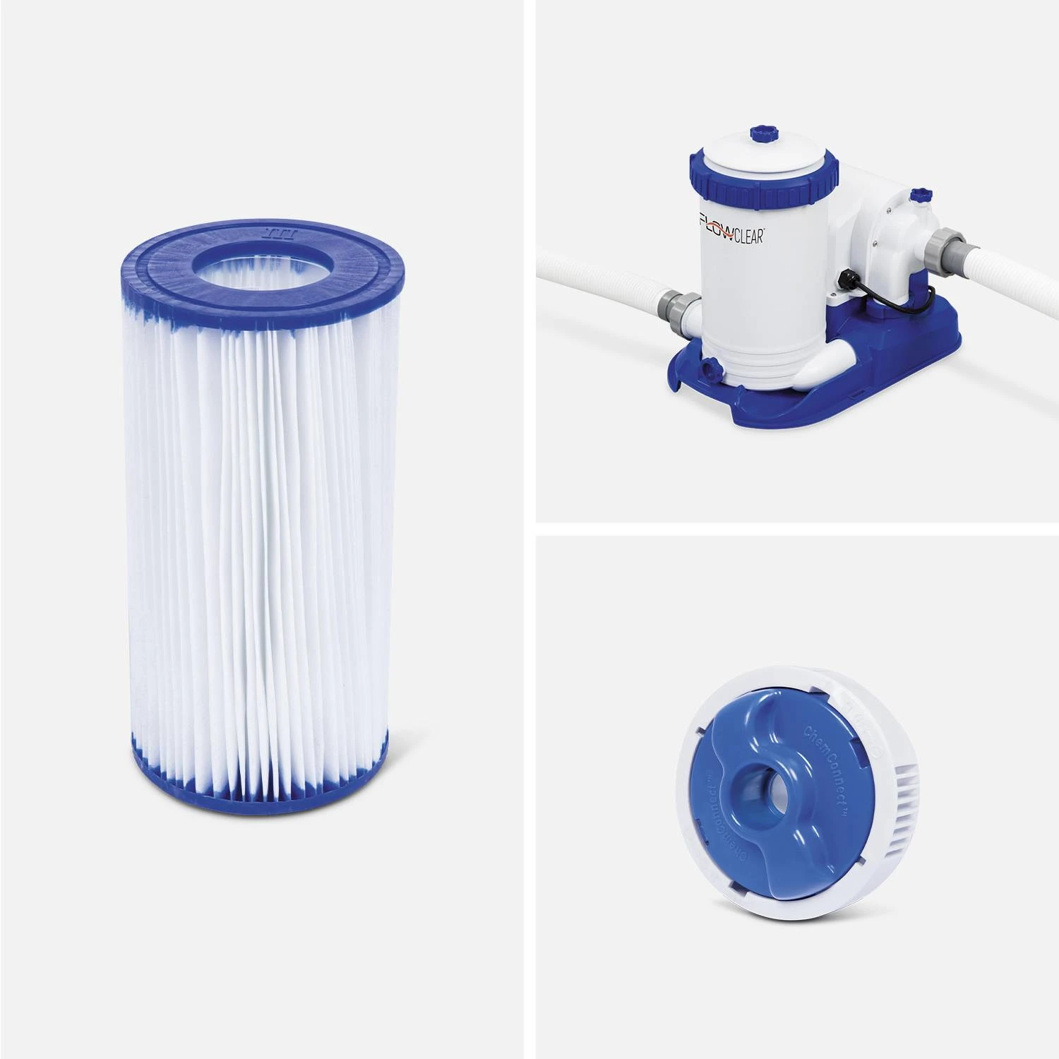 Piscine Hors Sol Tubulaire Géante Avec Pompe, échelle, Bâche Et Diffuseur 6 Piscine Hors Sol Tubulaire Géante Avec Pompe, échelle, Bâche Et Diffuseur – Image 4