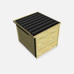 Abri De Jardin Bois 6,48m², Sapin Du Nord Traité Autoclave Ep.27mm -Sweeek WSAF25X2NAT 04