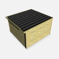 Abri De Jardin Bois 13m², Sapin Du Nord Traité Autoclave Ep.27mm 11 Abri De Jardin Bois 13m², Sapin Du Nord Traité Autoclave Ep.27mm -Sweeek WSAF33X33NAT 05