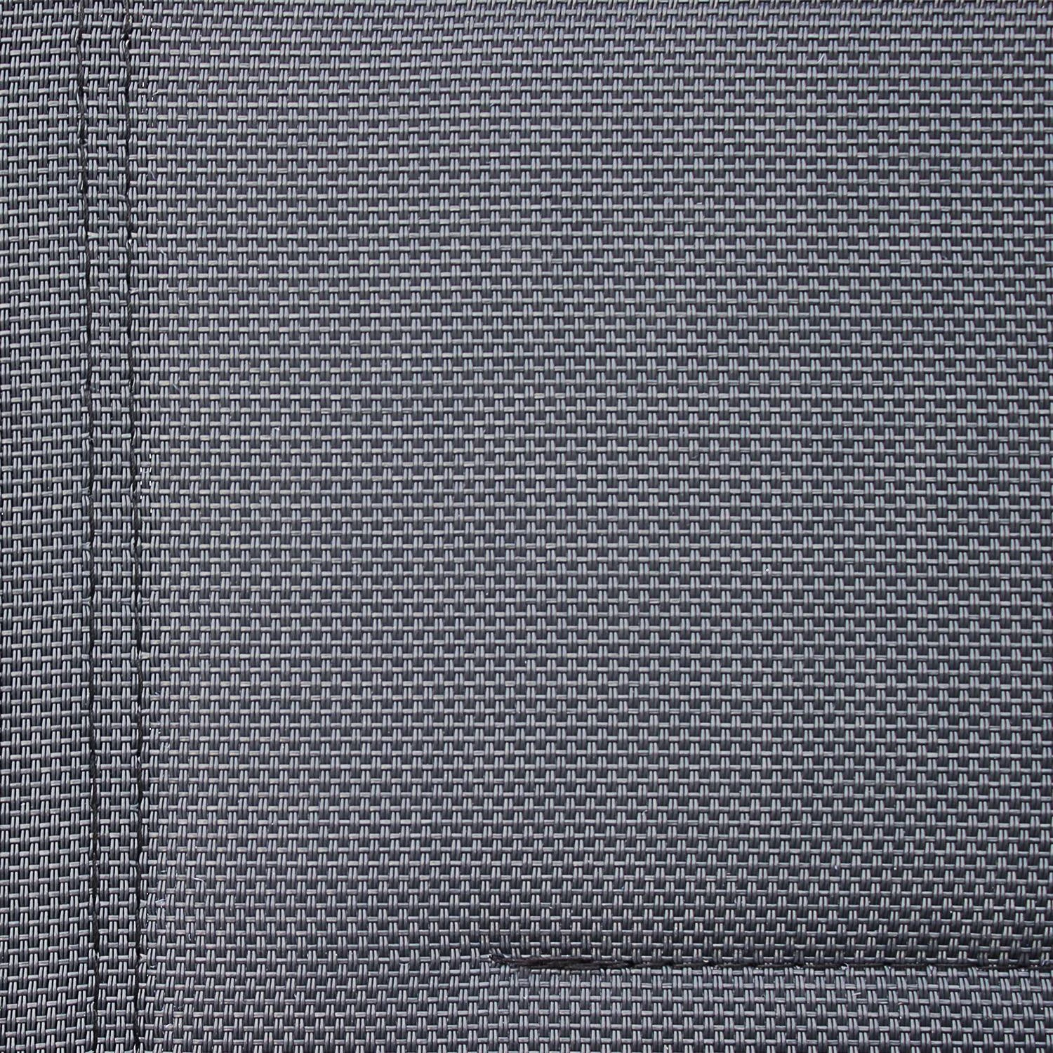 Chaise De Jardin Empilable Aluminium (lot De 2) Couleur : Gris / Gris Foncé 5 Chaise De Jardin Empilable Aluminium (lot De 2) Couleur : Gris / Gris Foncé – Image 3