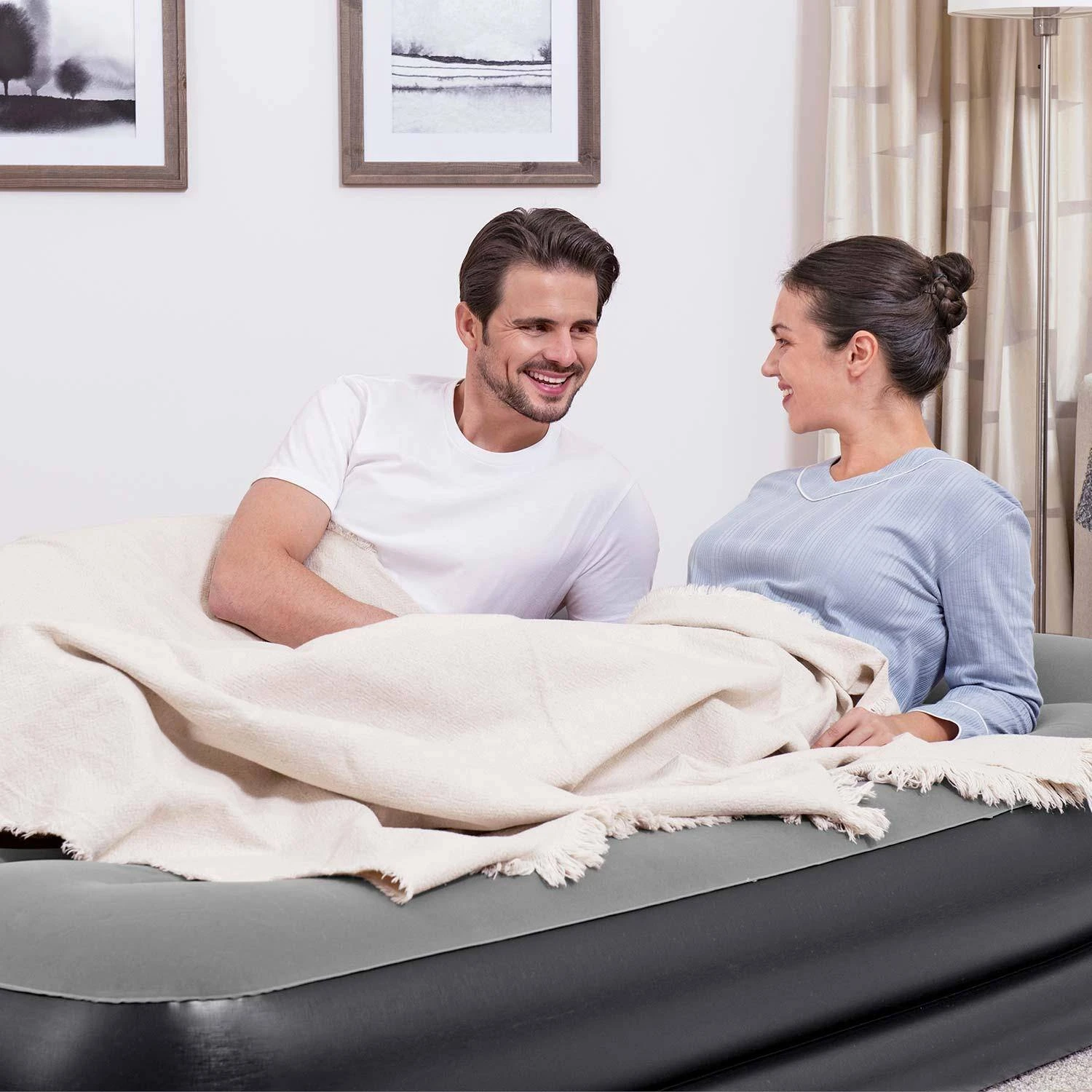 Matelas Gonflable électrique Avec Pompe Intégrée, 46cm 4 Matelas Gonflable électrique Avec Pompe Intégrée, 46cm – Image 2