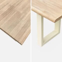 Table De Jardin 6 Places En Bois Avec Bancs Couleur : Ivoire 15 Table De Jardin 6 Places En Bois Avec Bancs Couleur : Ivoire -Sweeek ac180setivose 755dd7602d92d8ddf6b5edd336ccf31c