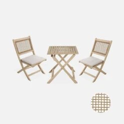 Table De Jardin Bistrot Pliable Bois 2 Chaises 11 Table De Jardin Bistrot Pliable Bois 2 Chaises -Sweeek acbs60cansqse 8621455b722ffcb860f8761034073042