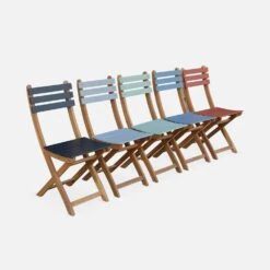 Table De Jardin Pliable Bois, 2 Chaises Couleur : Bleu -Sweeek acbs60s2ob 2ac6d6bcceca21c5758c58514d7a388d