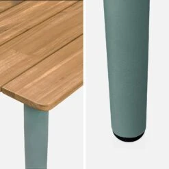Table De Jardin Bois Et Métal 8 Places Couleur : Savane 13 Table De Jardin Bois Et Métal 8 Places Couleur : Savane -Sweeek ackd200rsav 781551f8520e974896de387a8f030a1d